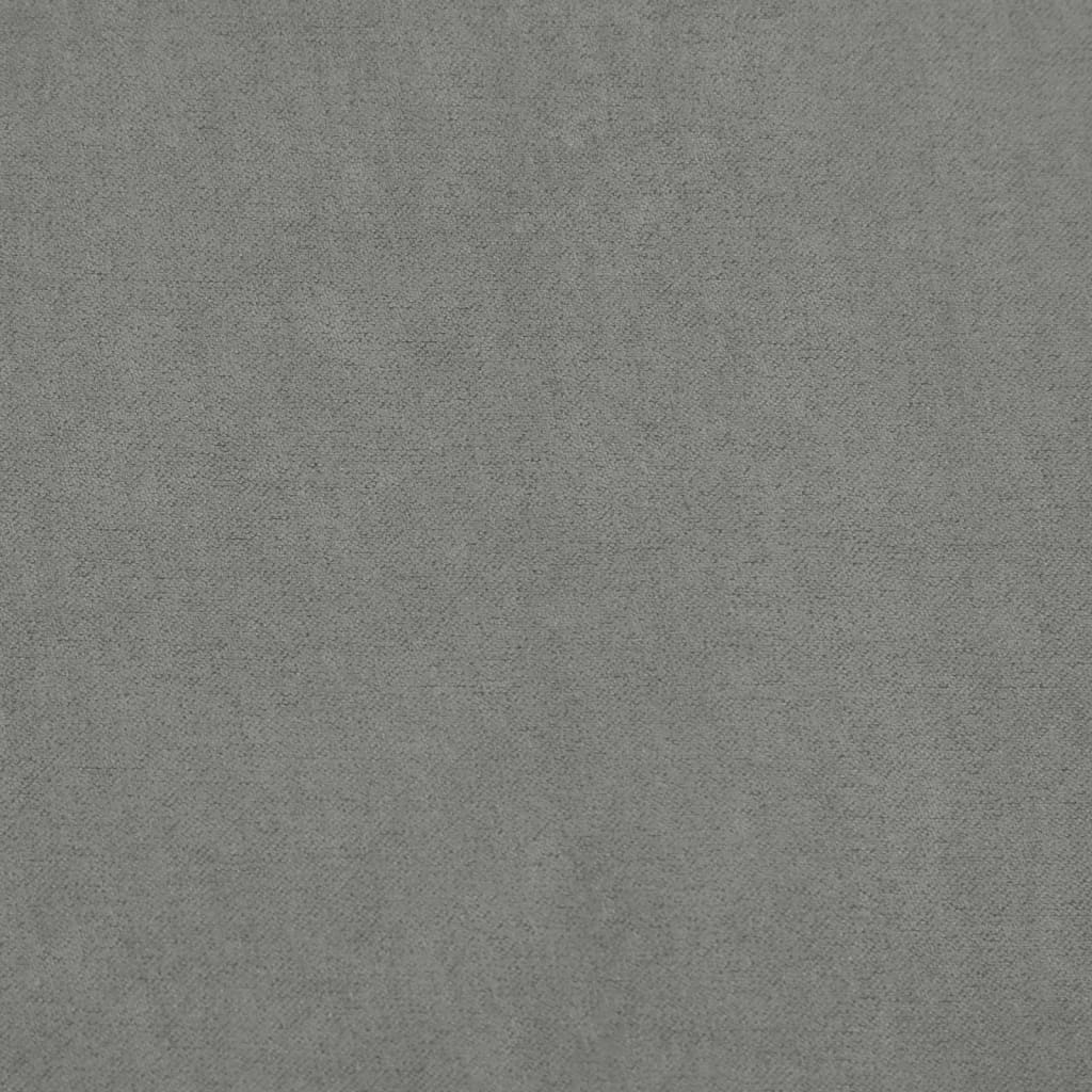 Poltrona Glider con Sgabello Grigio Scuro in Tessuto | homemem39
