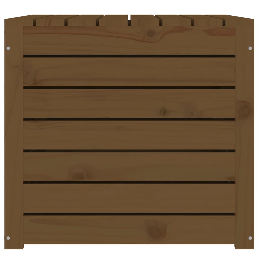Contenitore Giardino Ambra 101x50,5x46,5 cm Legno Massello Pino - homemem39