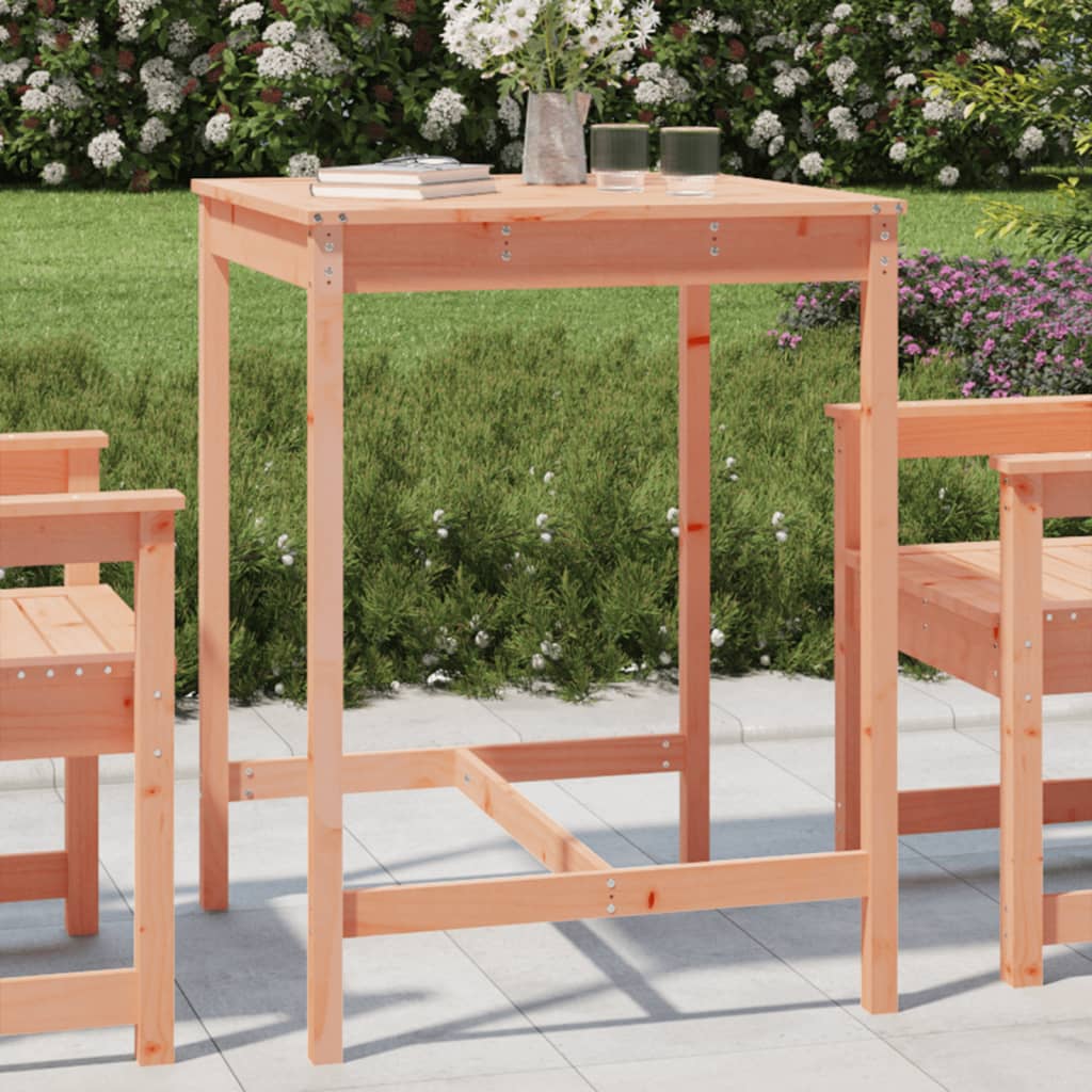 Tavolo da Giardino 82,5x82,5x110cm in Legno Massello di Douglas - homemem39