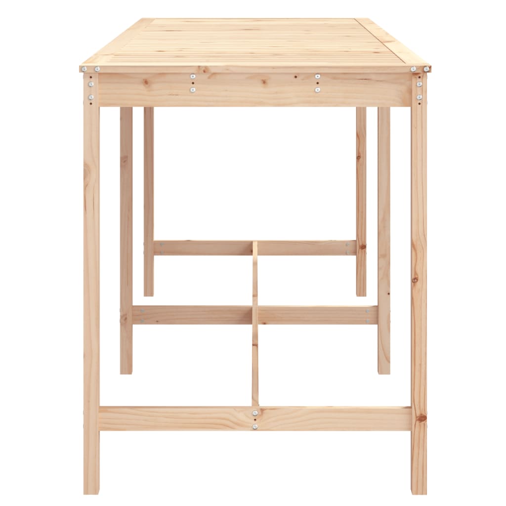 Tavolo da Giardino 203,5x90x110 cm in Legno Massello di Pino - homemem39