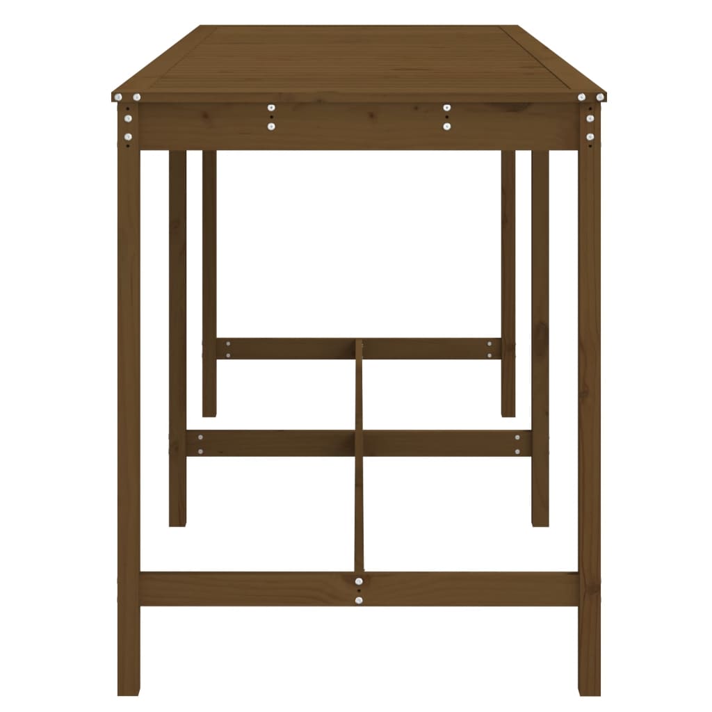 Tavolo da Giardino Ambra 203,5x90x110cm Legno Massello di Pino - homemem39