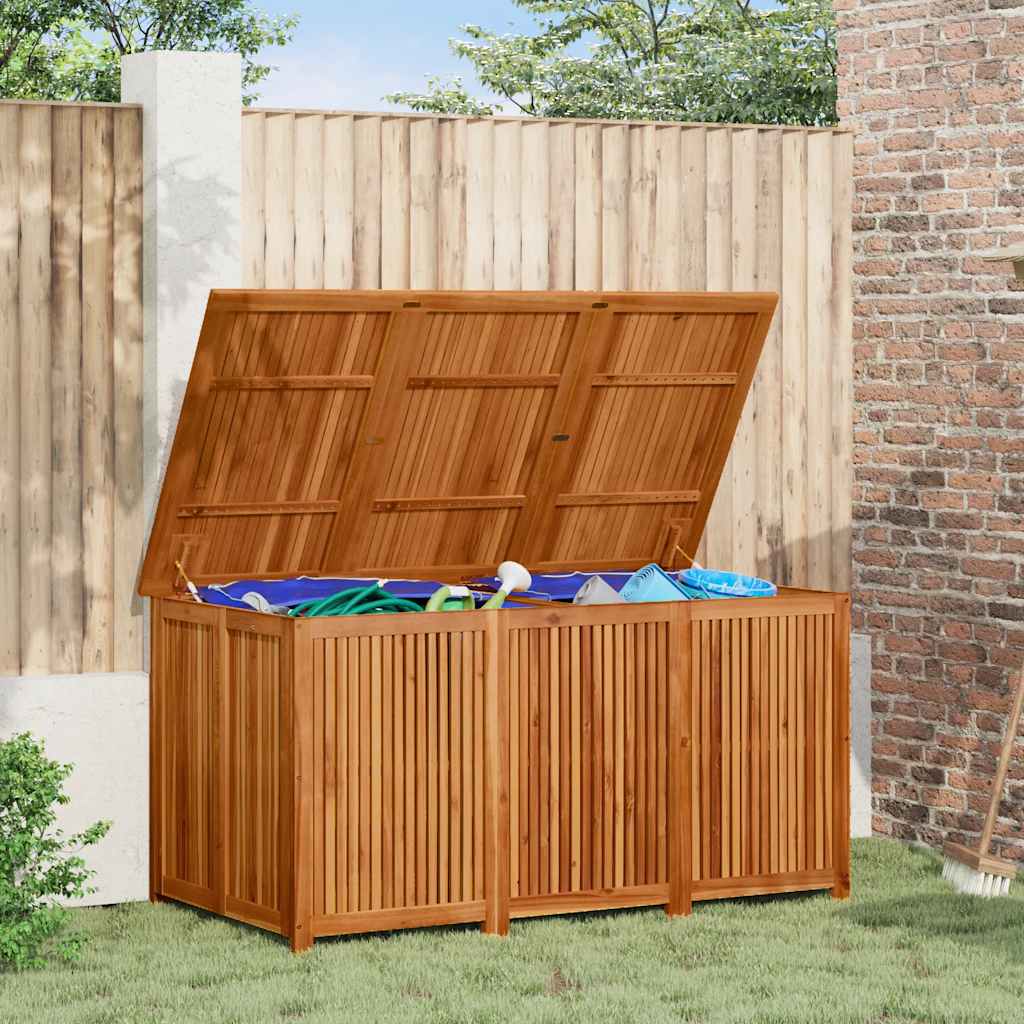 Contenitore da Giardino 150x80x75cm in Legno Massello di Acacia - homemem39
