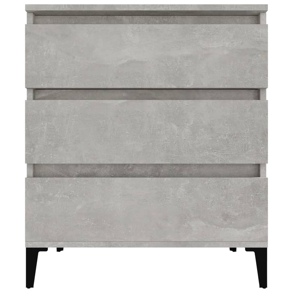 Credenza Grigio Cemento 60x35x70 cm in Legno Multistrato - homemem39