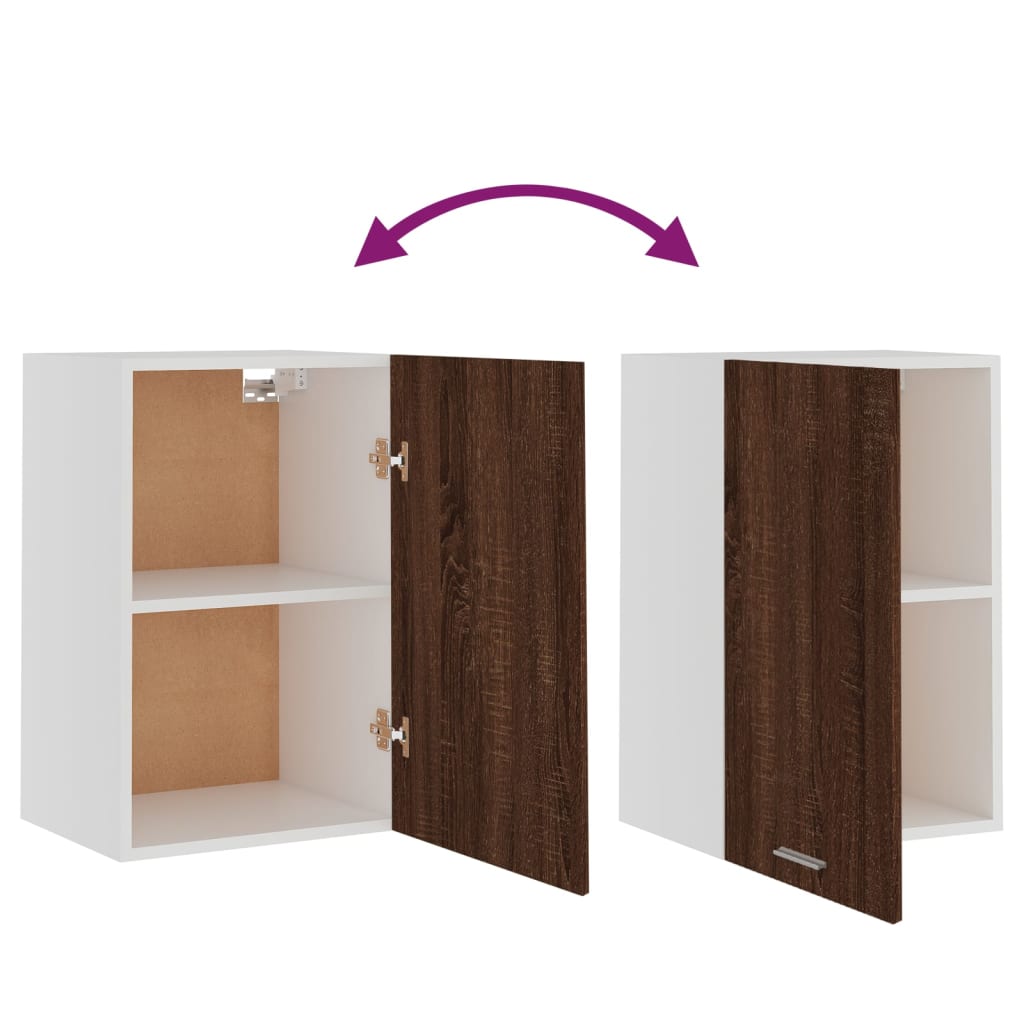 Mobile Pensile “Lyon” Rovere Marrone 39,5x31x60cm - homemem39