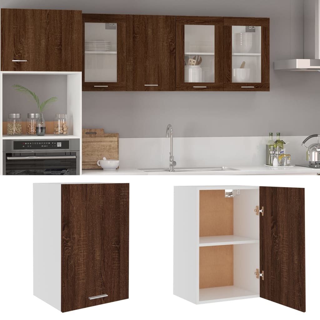 Mobile Pensile “Lyon” Rovere Marrone 39,5x31x60cm - homemem39