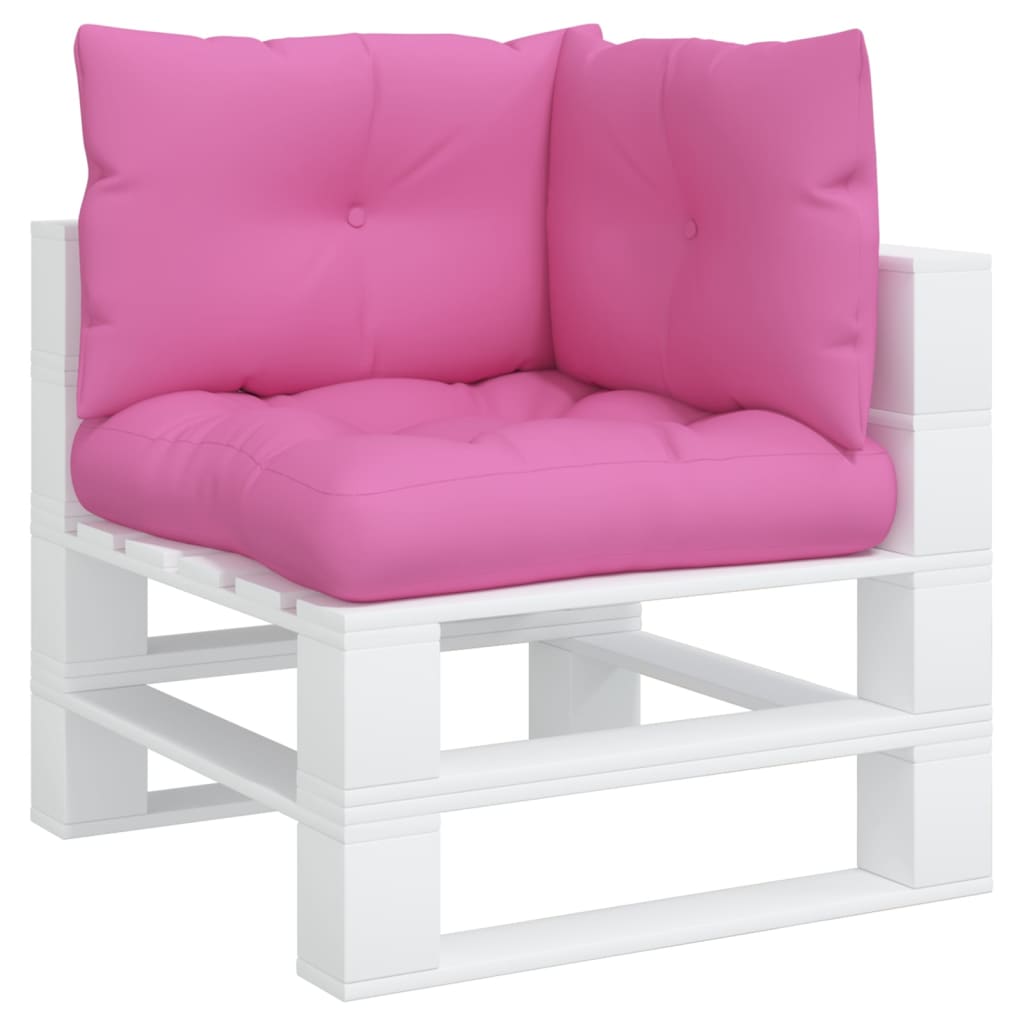 Cuscini per Pallet 3 pz Rosa in Tessuto Oxford - homemem39