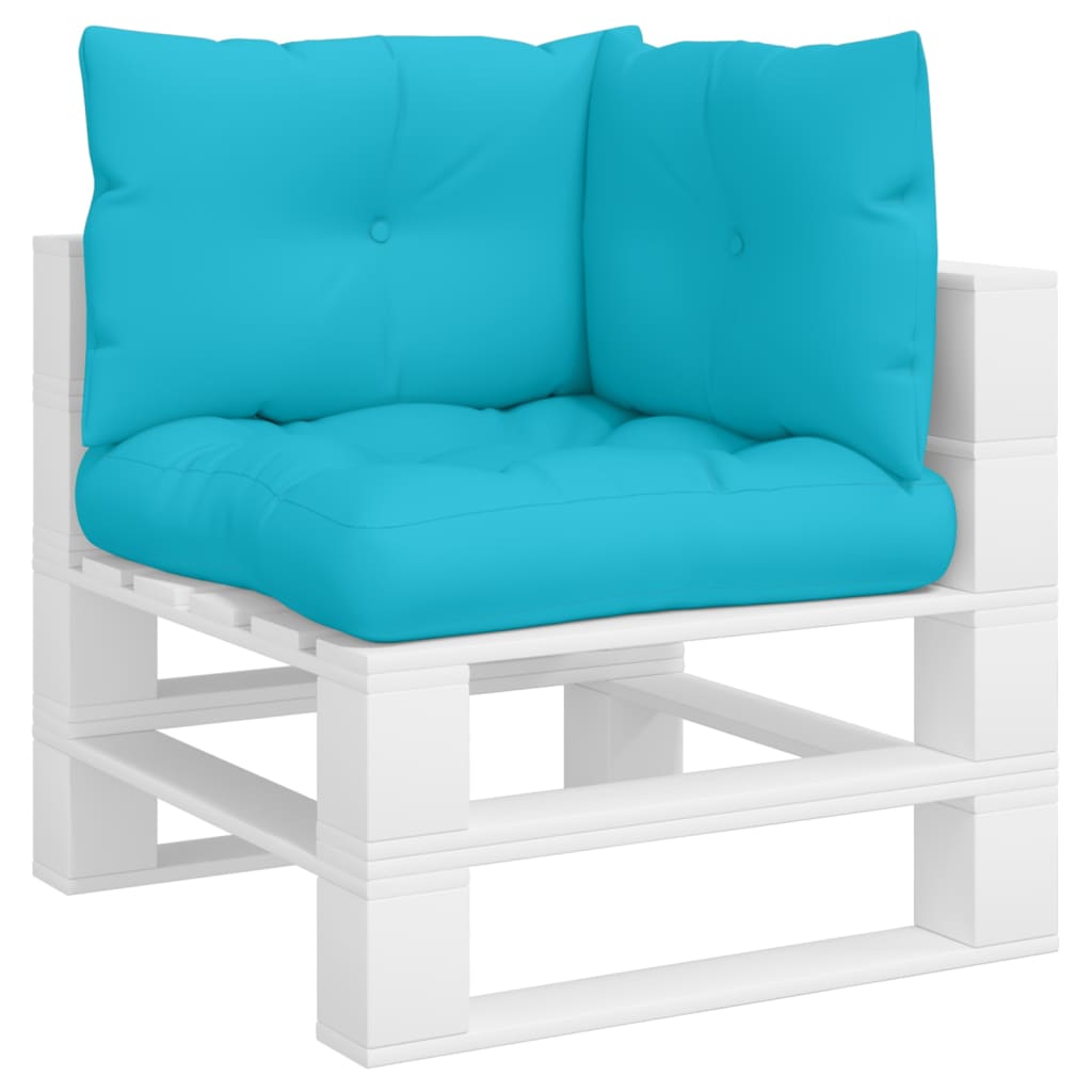 Cuscini per Pallet 3 pz Turchese in Tessuto Oxford - homemem39