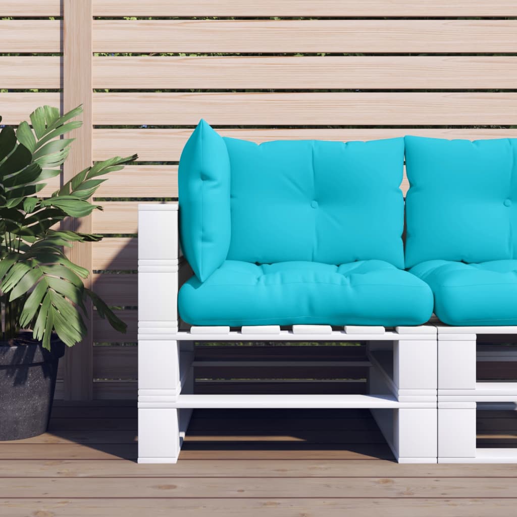 Cuscini per Pallet 3 pz Turchese in Tessuto Oxford - homemem39