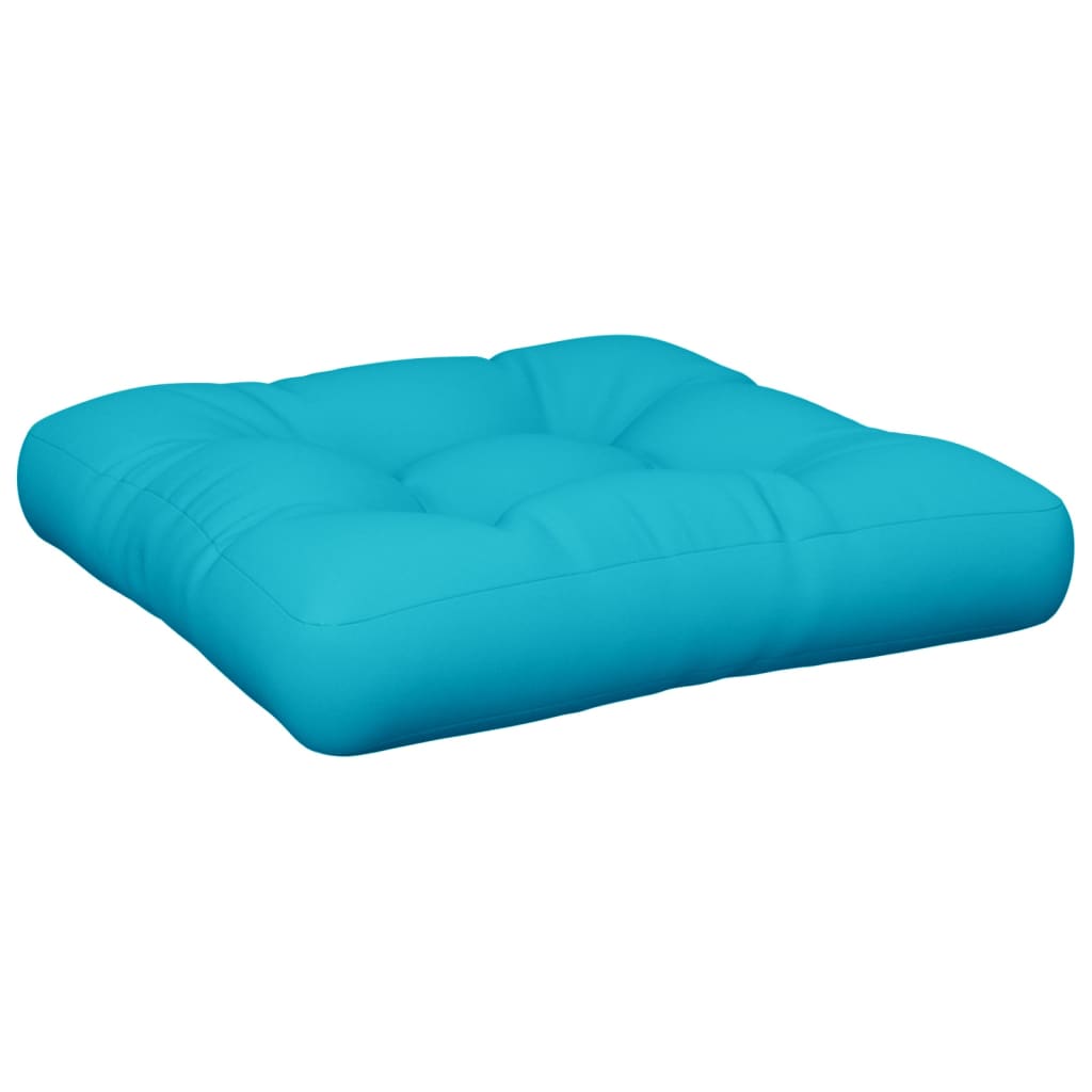 Cuscino per Pallet Turchese 60x61,5x10 cm in Tessuto Oxford - homemem39