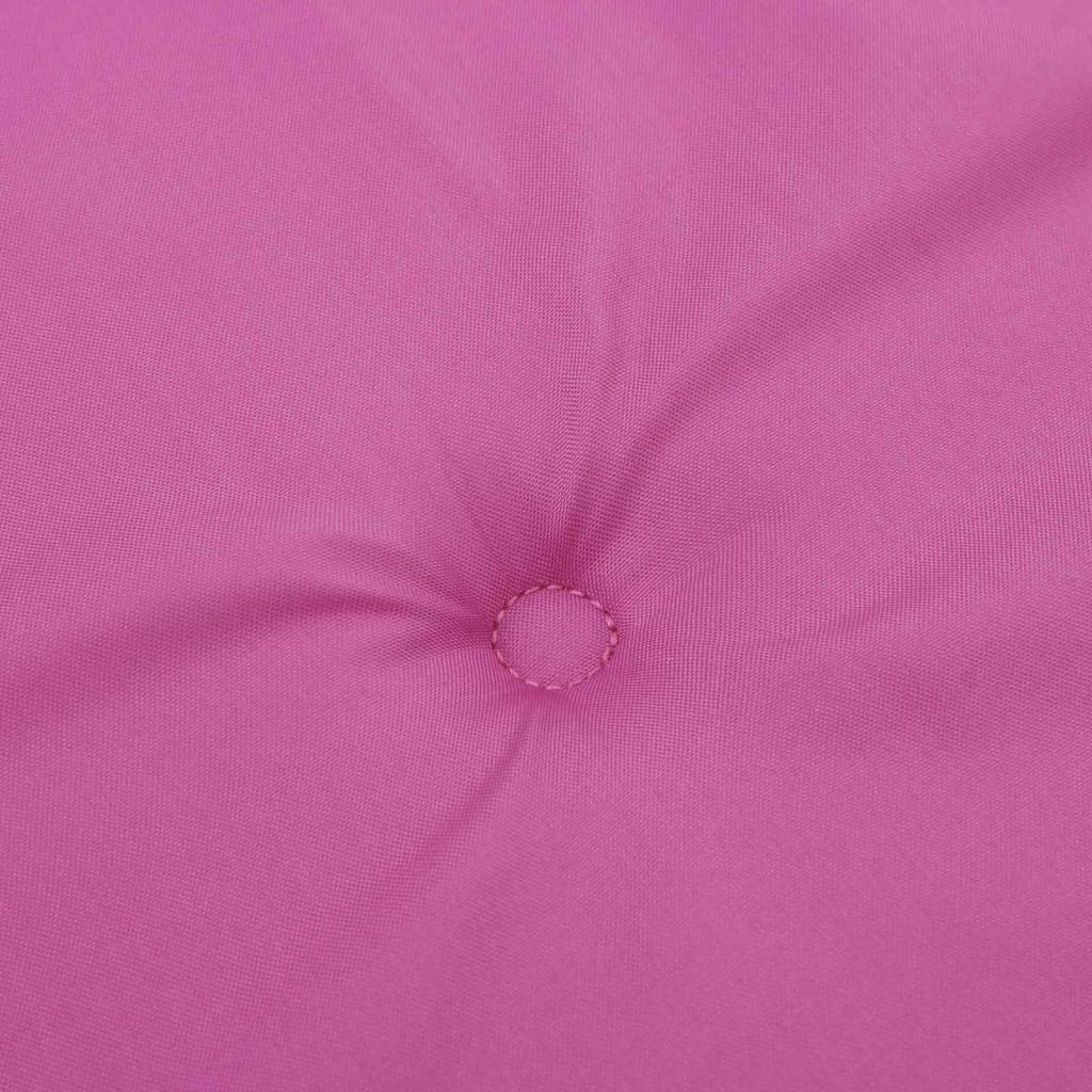 Cuscini per Sedia con Schienale Basso 6 pz Rosa in Tessuto - homemem39