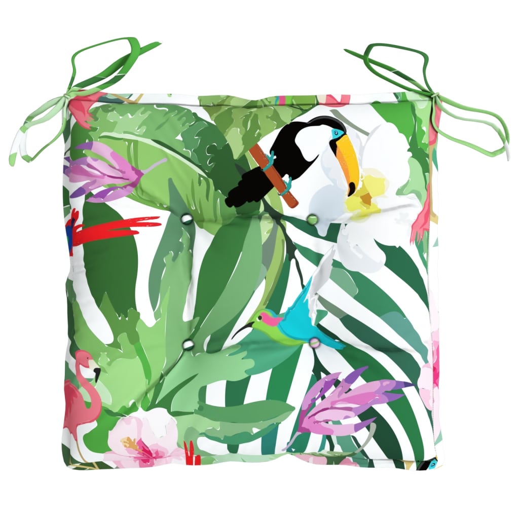 Cuscini per Sedia 4 pz Multicolori 50x50x7 cm in Tessuto Oxford - homemem39