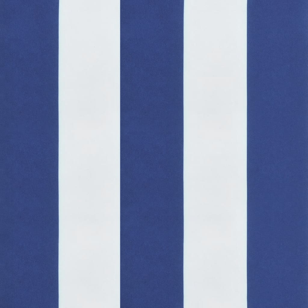 Cuscini per Pallet 3 pz Strisce Blu e Bianche Tessuto Oxford - homemem39