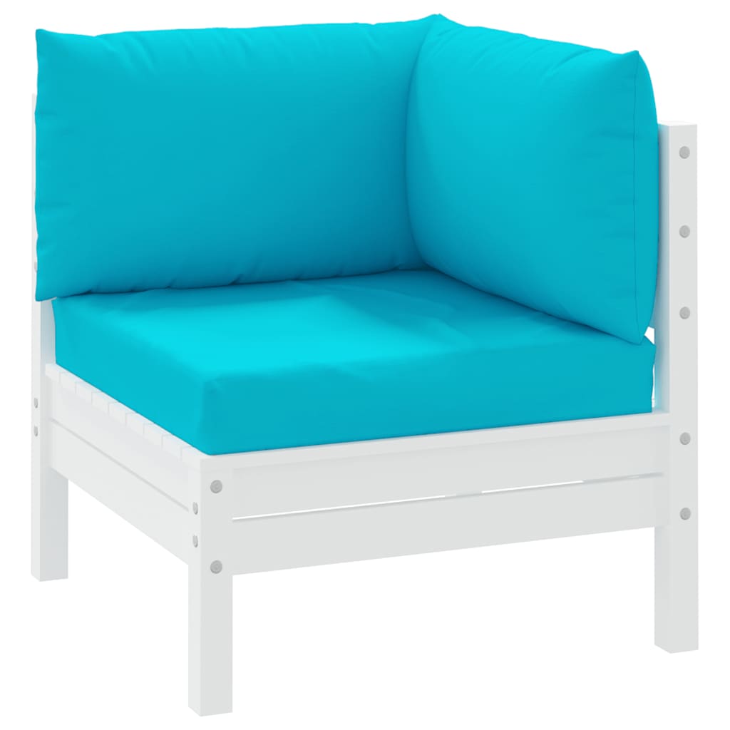 Cuscini per Pallet 3 pz Turchese in Tessuto Oxford - homemem39