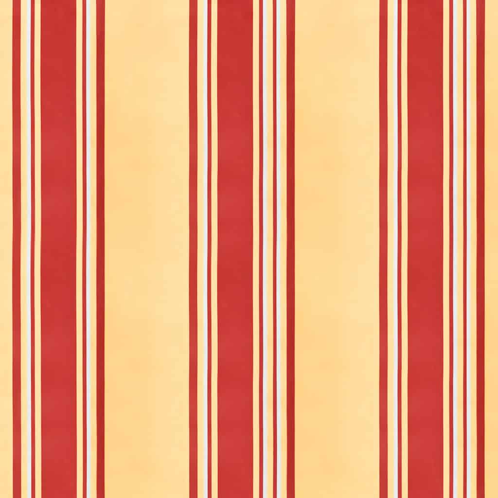 Tenda Retrattile Gialla e Bianca 3x2,5 m in Tessuto e Alluminio