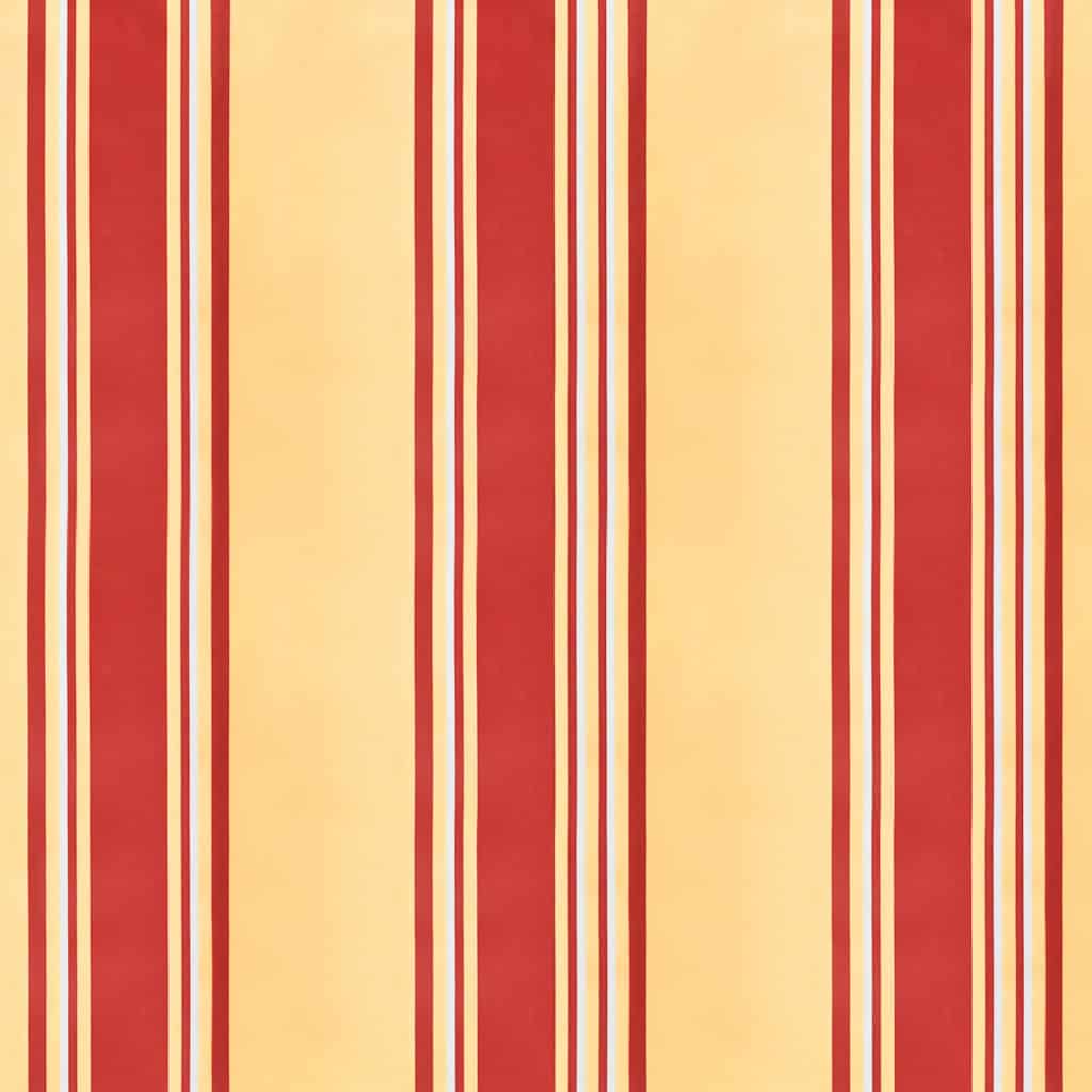 Tenda Retrattile Gialla e Bianca 3x2,5 m in Tessuto e Alluminio