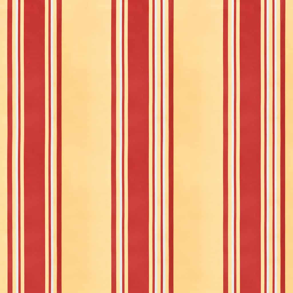 Tenda Retrattile Gialla e Bianca 3,5x2,5 m Tessuto e Alluminio