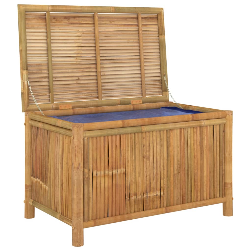 Contenitore Portaoggetti da Giardino 90x52x55 cm in Bambù - homemem39