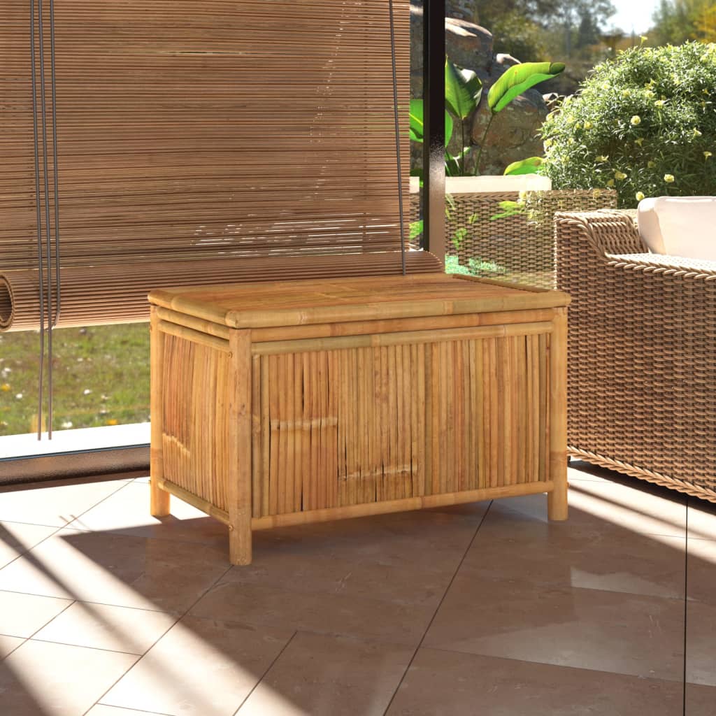 Contenitore Portaoggetti da Giardino 90x52x55 cm in Bambù - homemem39