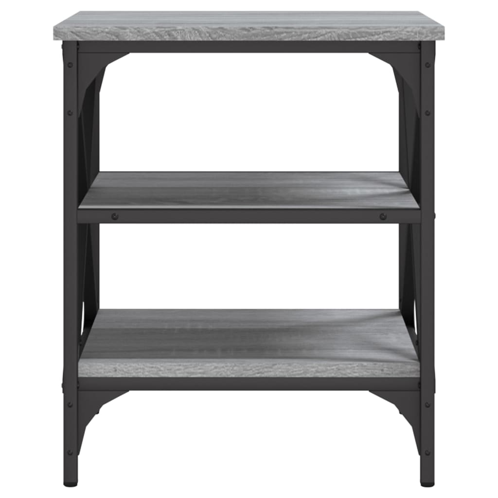 Tavolini 2 pz Grigio Sonoma 40x42x50 cm in Legno Multistrato - homemem39