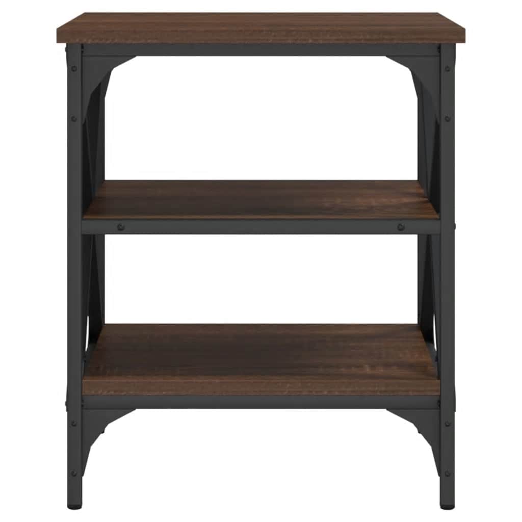 Tavolino da Salotto Rovere Marrone 40x42x50cm Legno Multistrato - homemem39