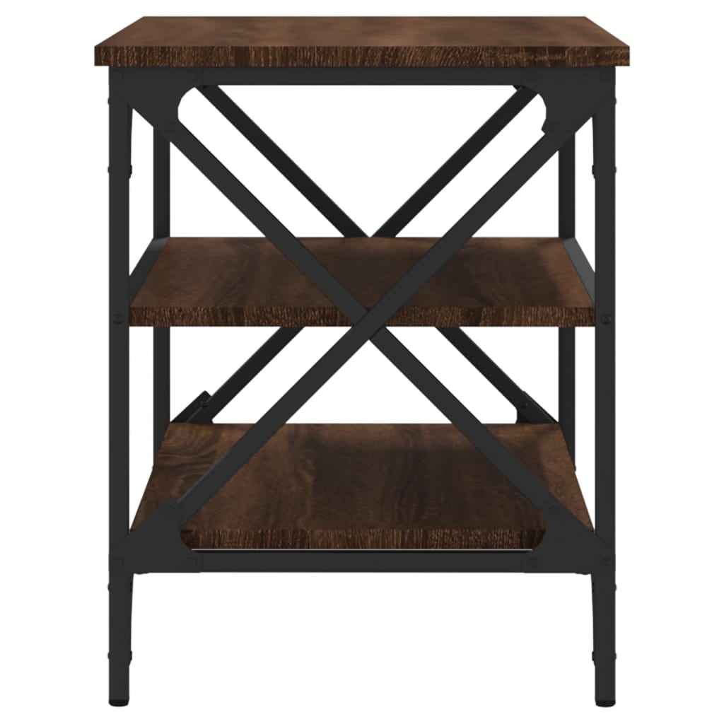 Mobile Porta TV Rovere Marrone 60x40x50 cm in Legno Multistrato - homemem39