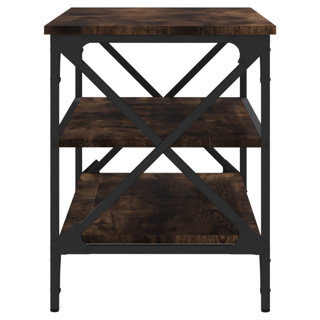 Mobile Porta TV Rovere Fumo 80x40x50 cm in Legno Multistrato - homemem39