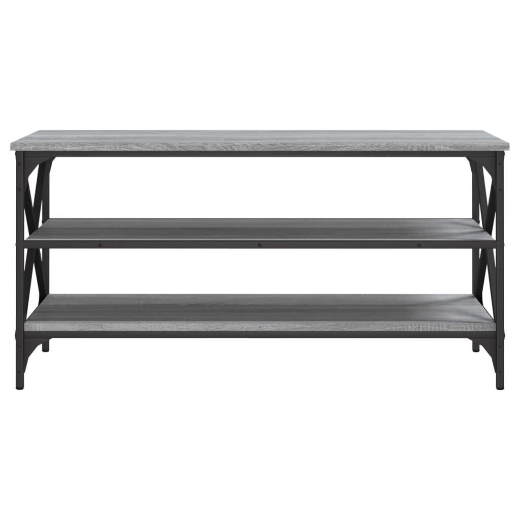 Mobile Porta TV Grigio Sonoma 100x40x50 cm in Legno Multistrato - homemem39