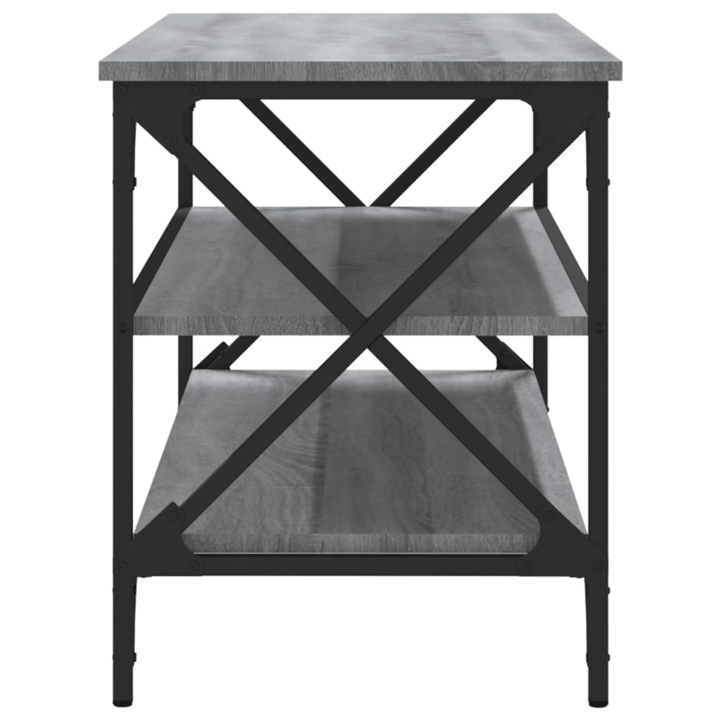Mobile Porta TV Grigio Sonoma 100x40x50 cm in Legno Multistrato - homemem39