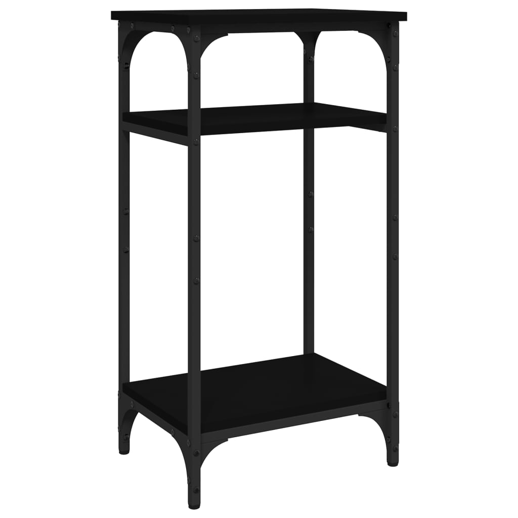 Tavolino Nero 40x30x75 cm in Legno Multistrato - homemem39