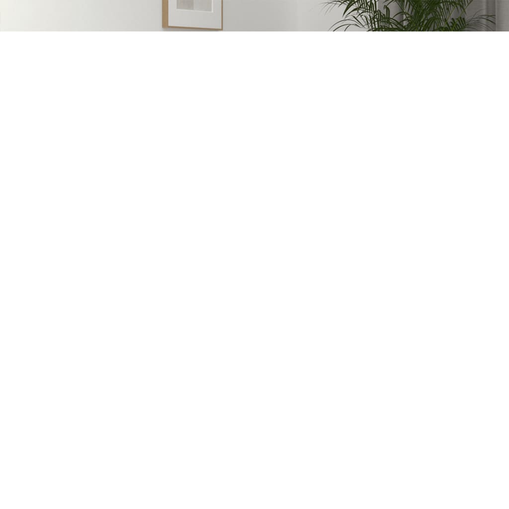 Tavolino Nero 50x35x52 cm in Legno Multistrato - homemem39