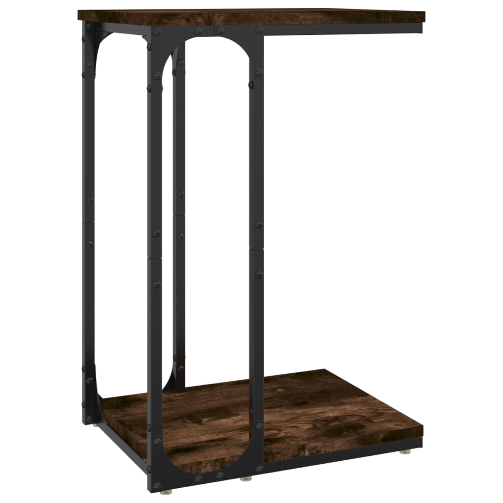 Tavolino Rovere Fumo 40x30x60 cm in Legno Multistrato - homemem39
