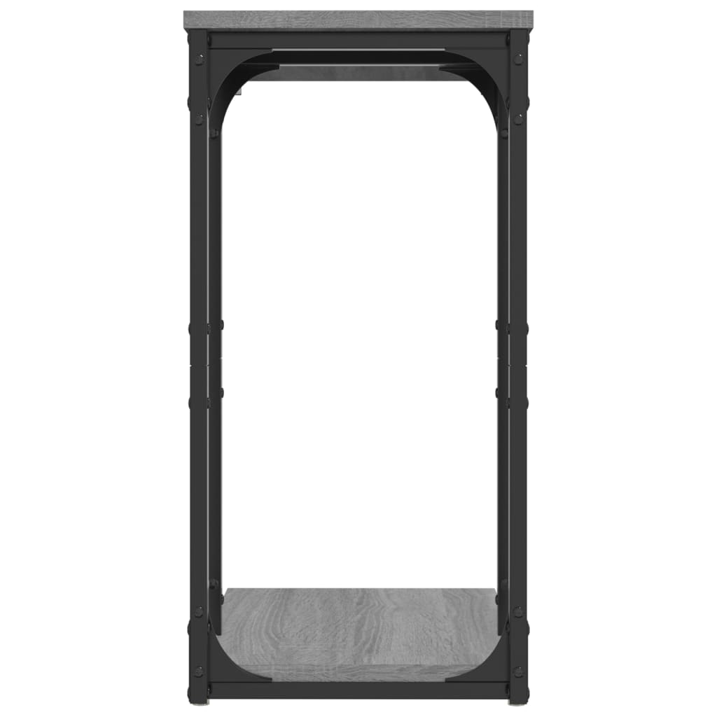 Tavolino Grigio Sonoma 40x30x60 cm in Legno Multistrato - homemem39