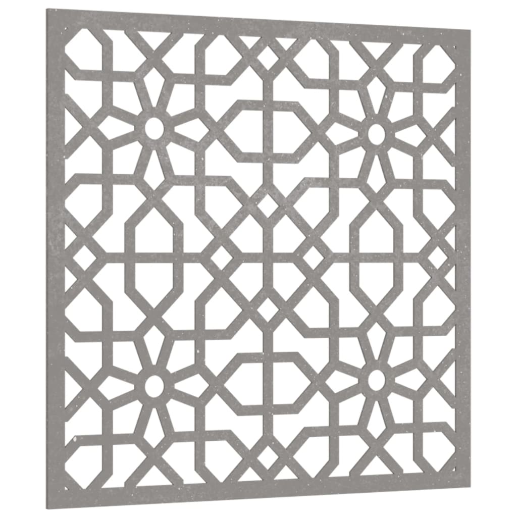 Decorazione Muro da Giardino 55x55 cm Moresco Acciaio Corten - homemem39