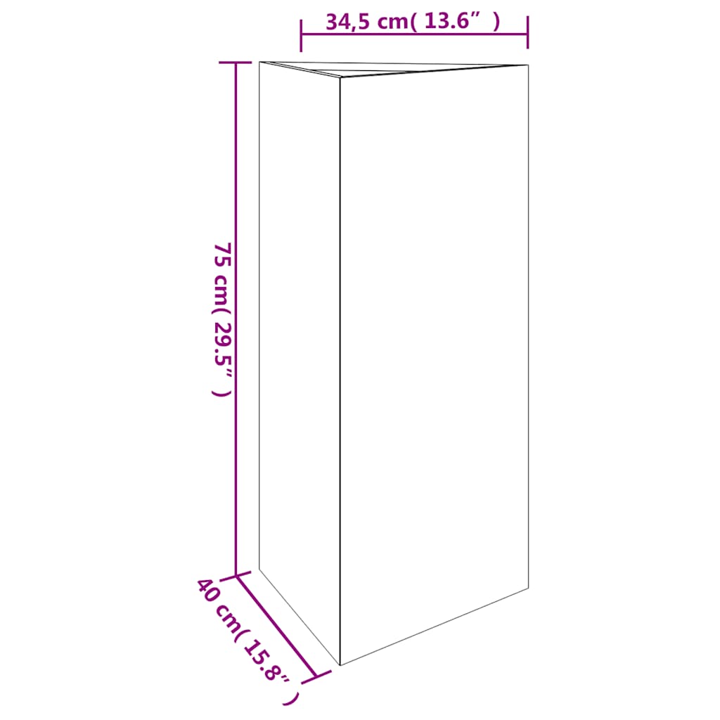 Fioriera da Giardino 40x34,5x75 cm in Acciaio Corten | homemem39