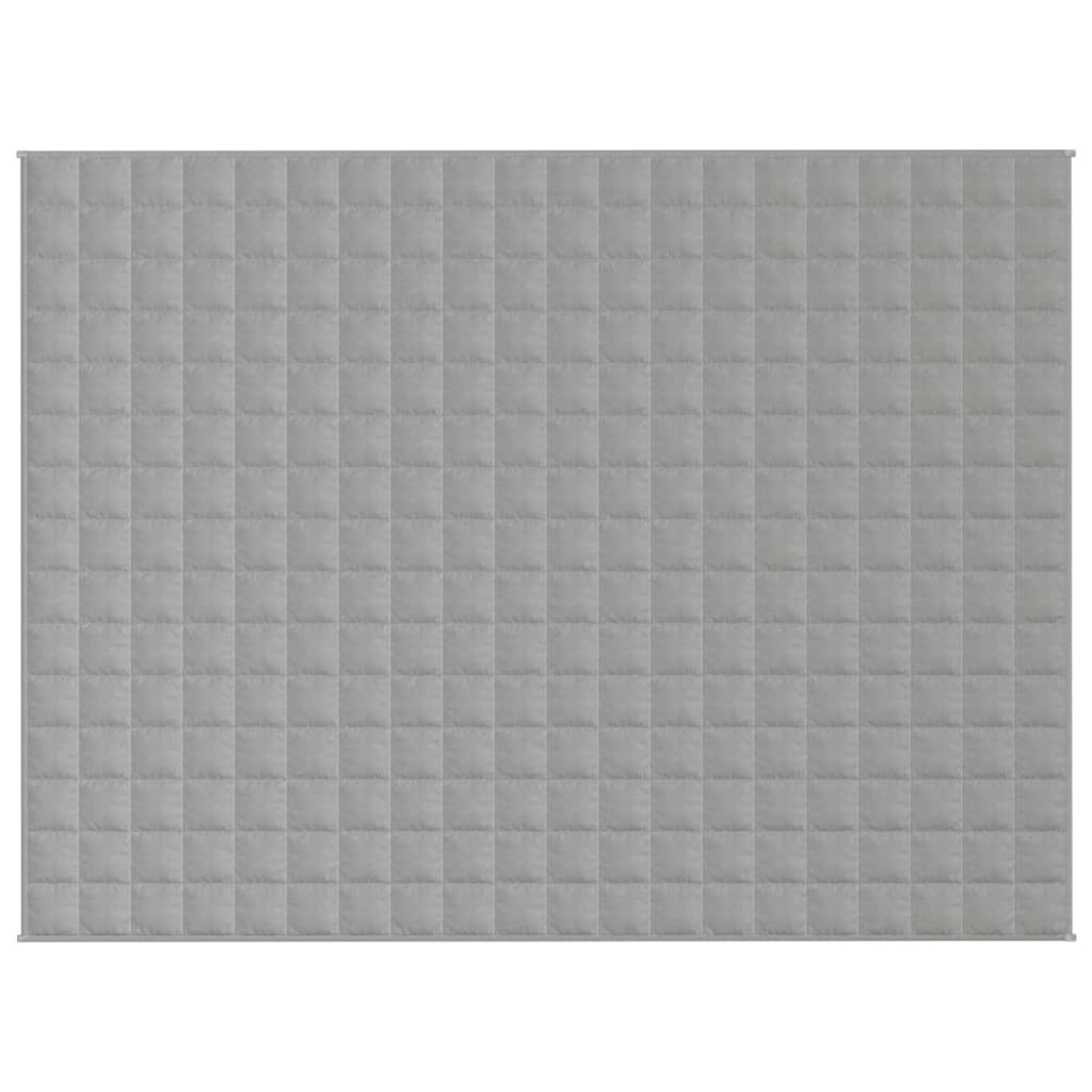 Coperta Ponderata Grigia 152x203 cm 7 kg Tessuto | homemem39