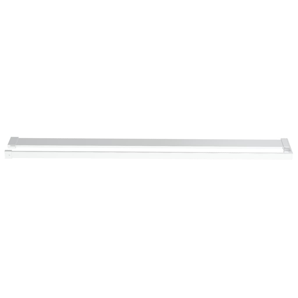 Mensola Doccia per Parete Doccia Walk-in Cromo 115 cm Alluminio - homemem39