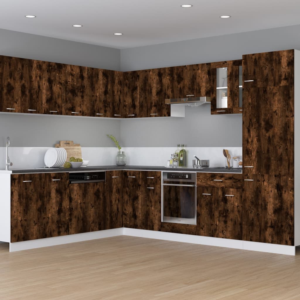 Mobile Pensile “Lyon” Rovere Fumo 29,5x31x60 cm - homemem39