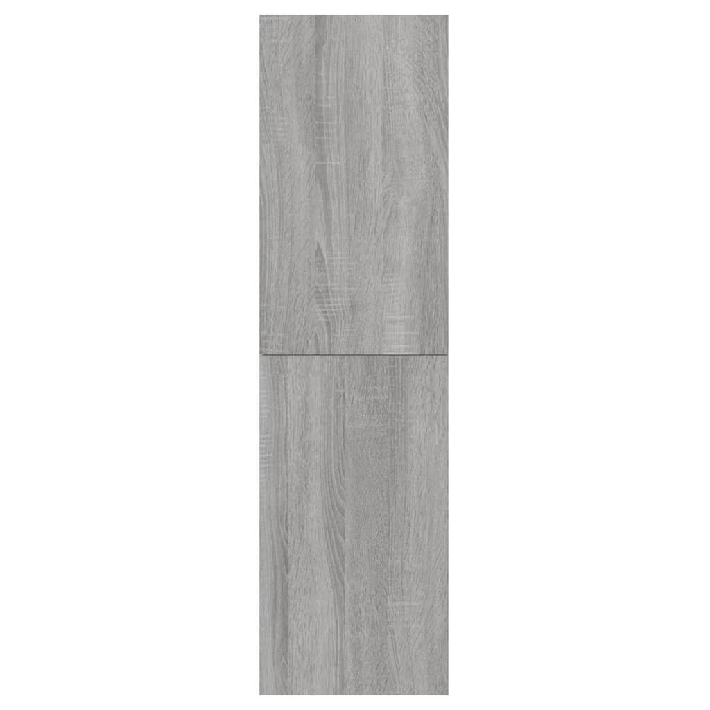 Mobile Porta TV a Parete Grigio Sonoma 30,5x30x110 cm - homemem39