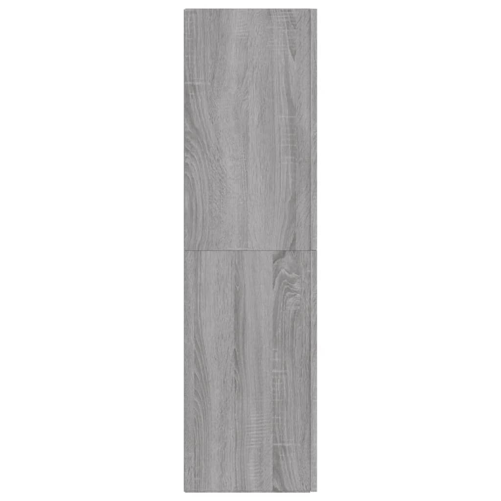 Mobile Porta TV a Parete Grigio Sonoma 30,5x30x110 cm - homemem39