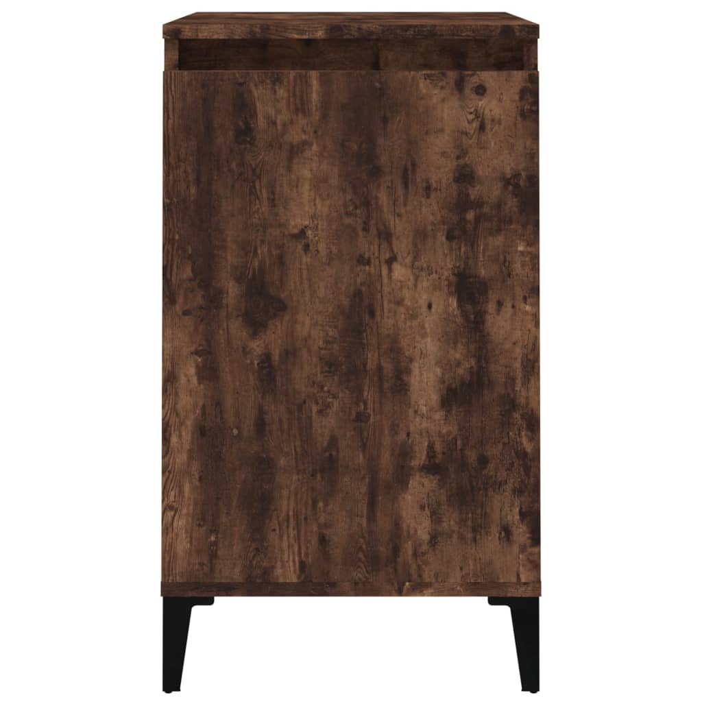 Comodini 2 pz Rovere Fumo 40x35x70 cm in Legno Multistrato - homemem39