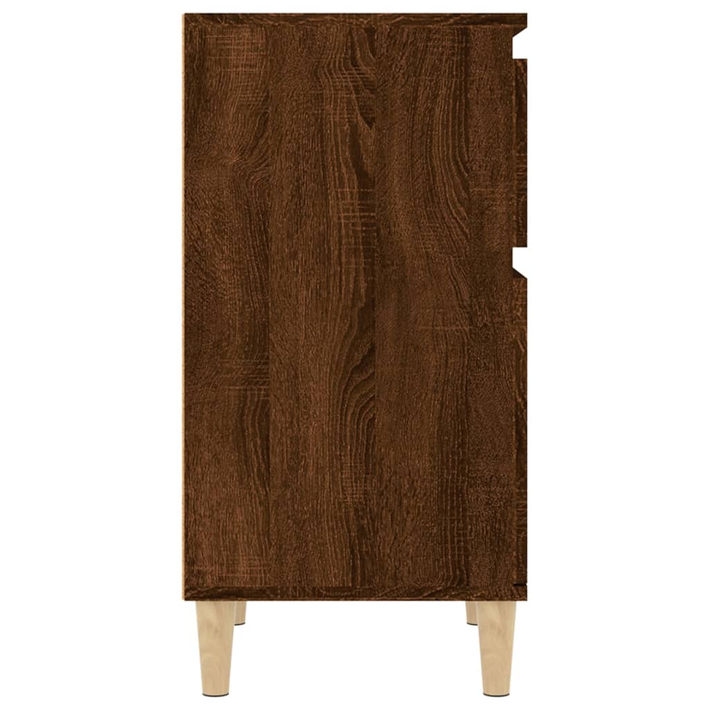 Comodini 2pz Rovere Marrone 40x35x70 cm - homemem39