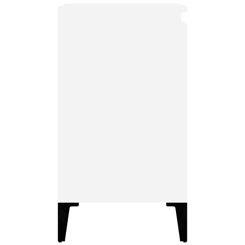 Mobile Lavabo Bianco 58x33x60 cm in Legno Multistrato - homemem39