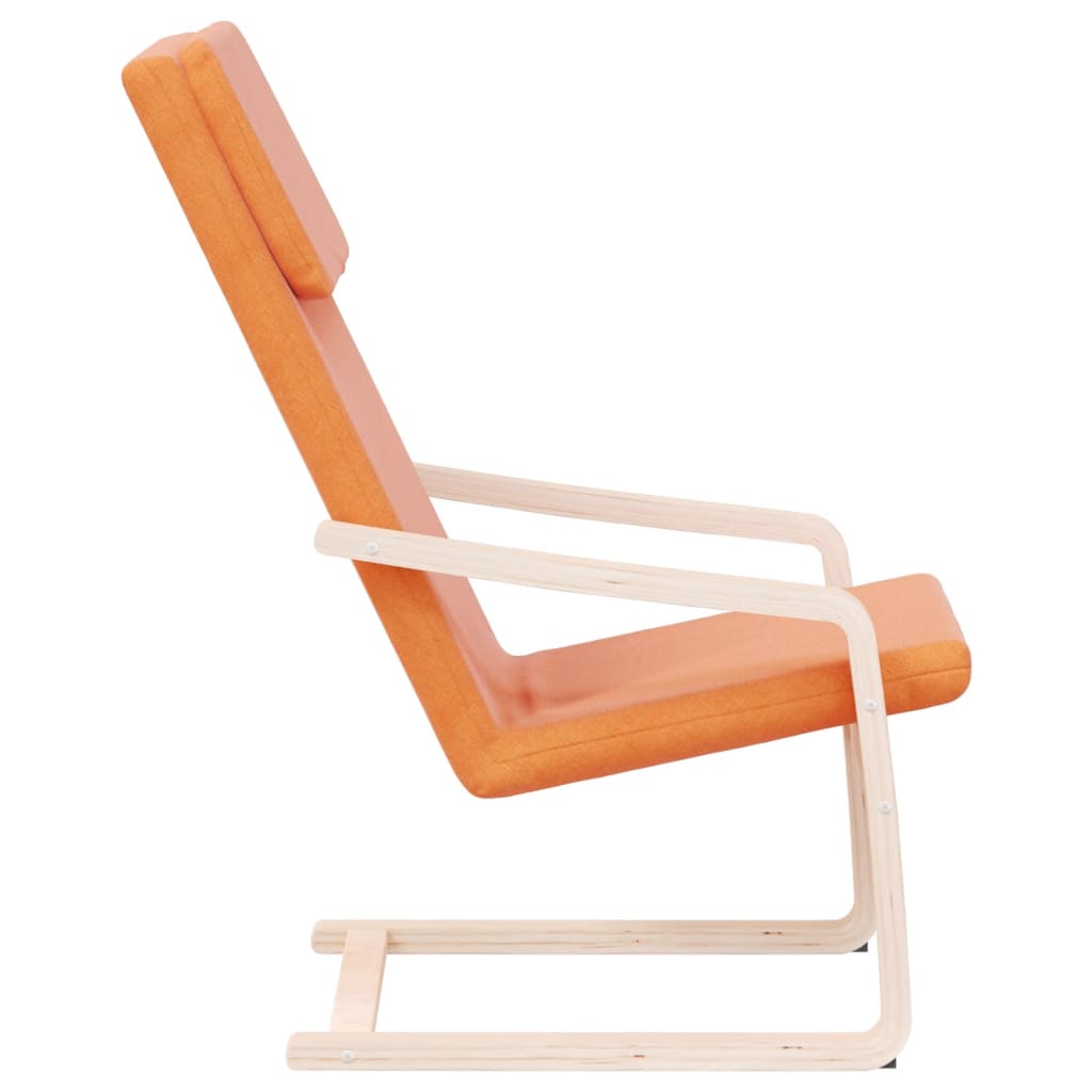 Sedia Relax Giallo Scuro in Tessuto - homemem39