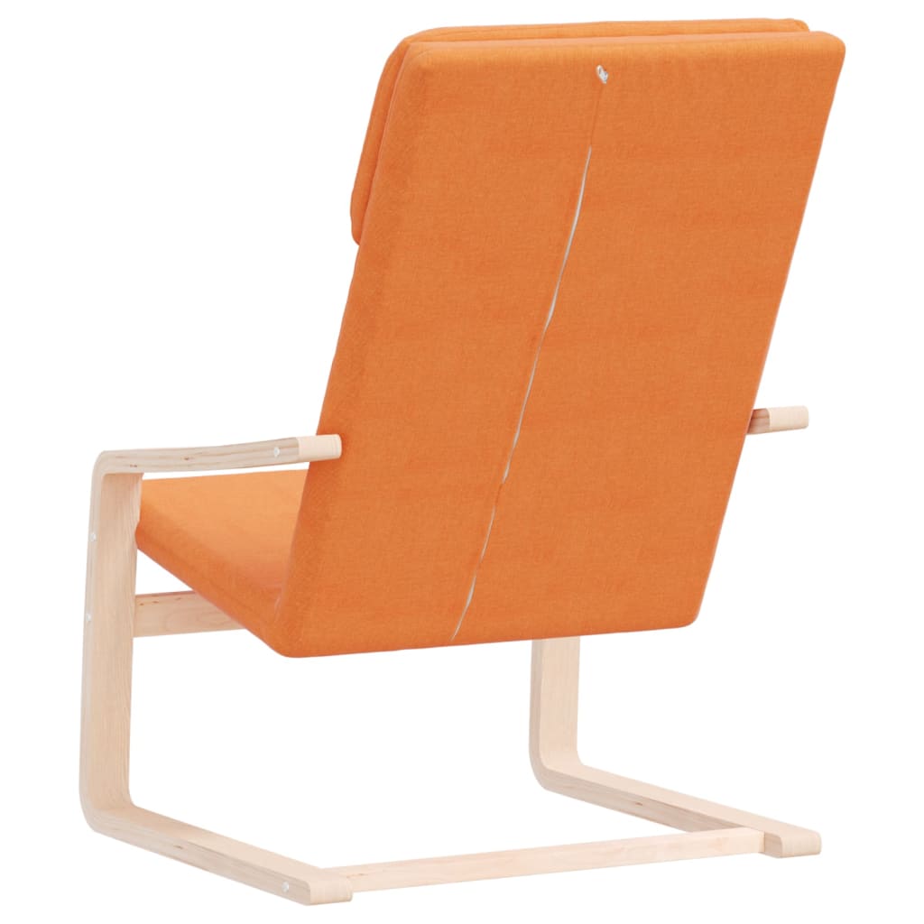 Sedia Relax Giallo Scuro in Tessuto - homemem39