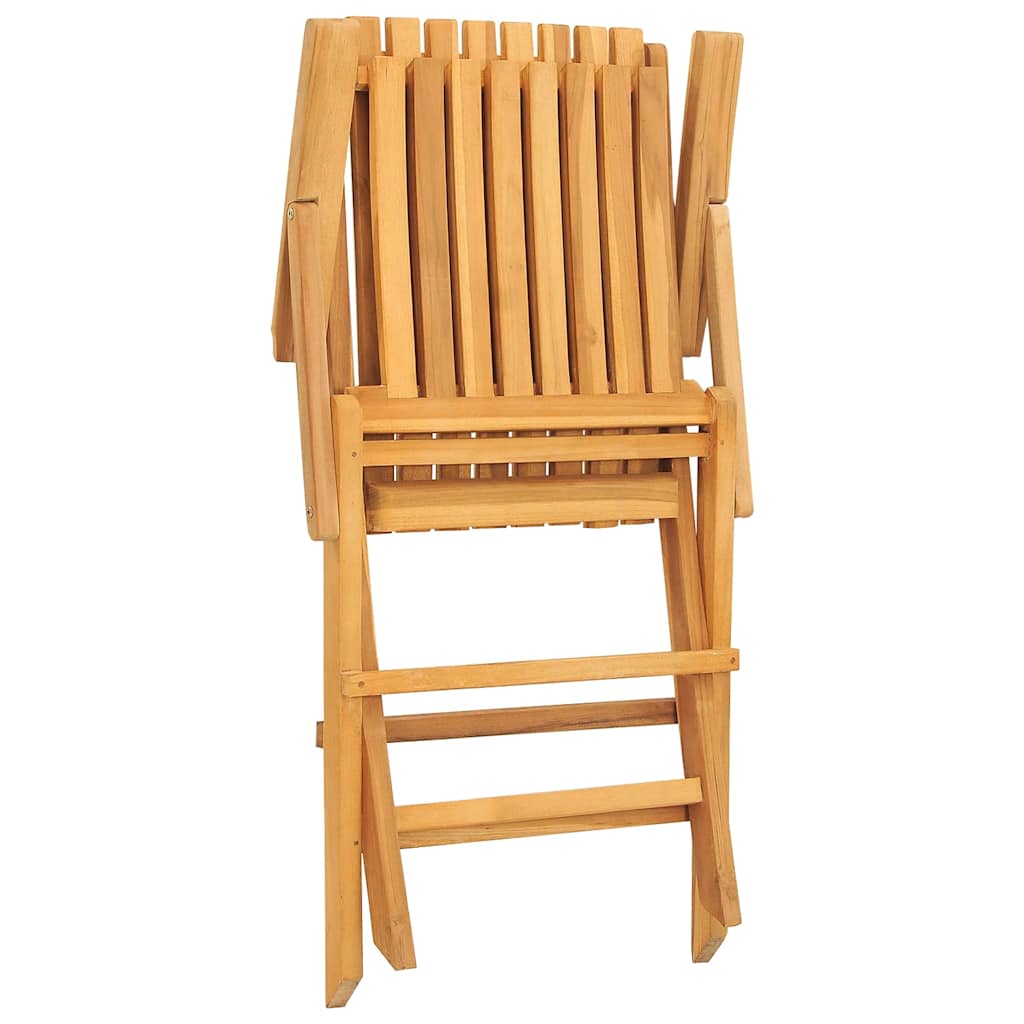 Sedie da Giardino Pieghevoli 6pz 61x67x90cm Legno Massello Teak - homemem39