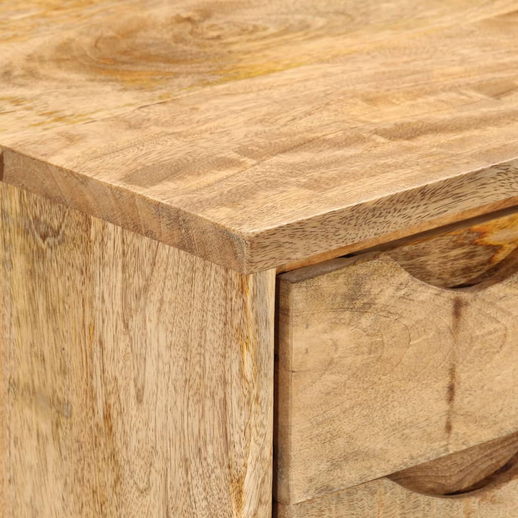 Scrivania con Cassetti 110x47x76 cm in Legno Massello di Mango - homemem39