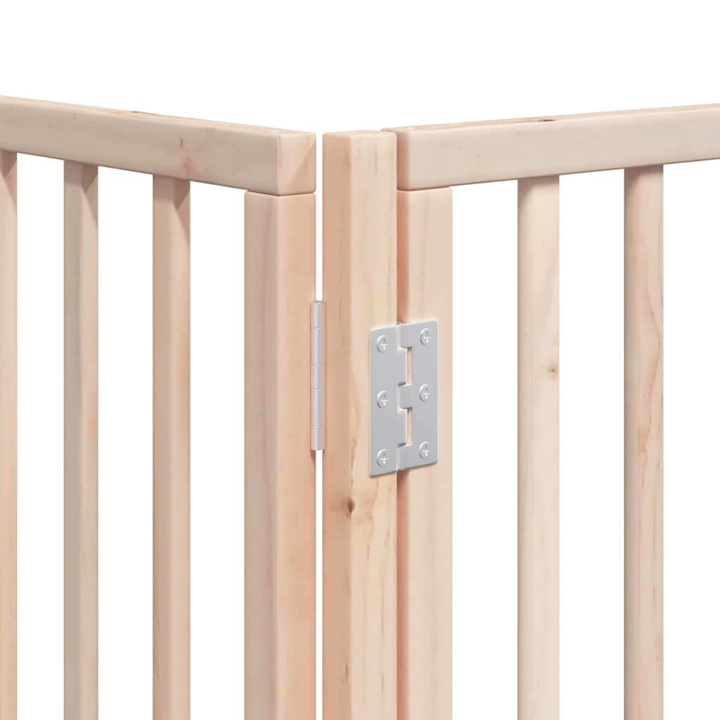 Cancello per Cani Porta Pieghevole 15 Pannelli 750 cm in Pioppo | homemem39