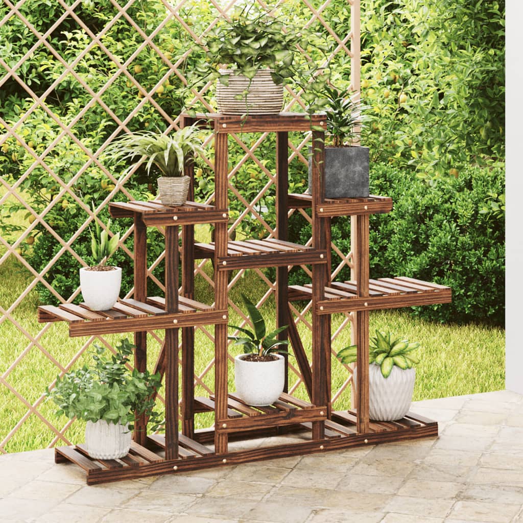 Portafiori 110x25x96 cm in Legno Massello di Abete - homemem39