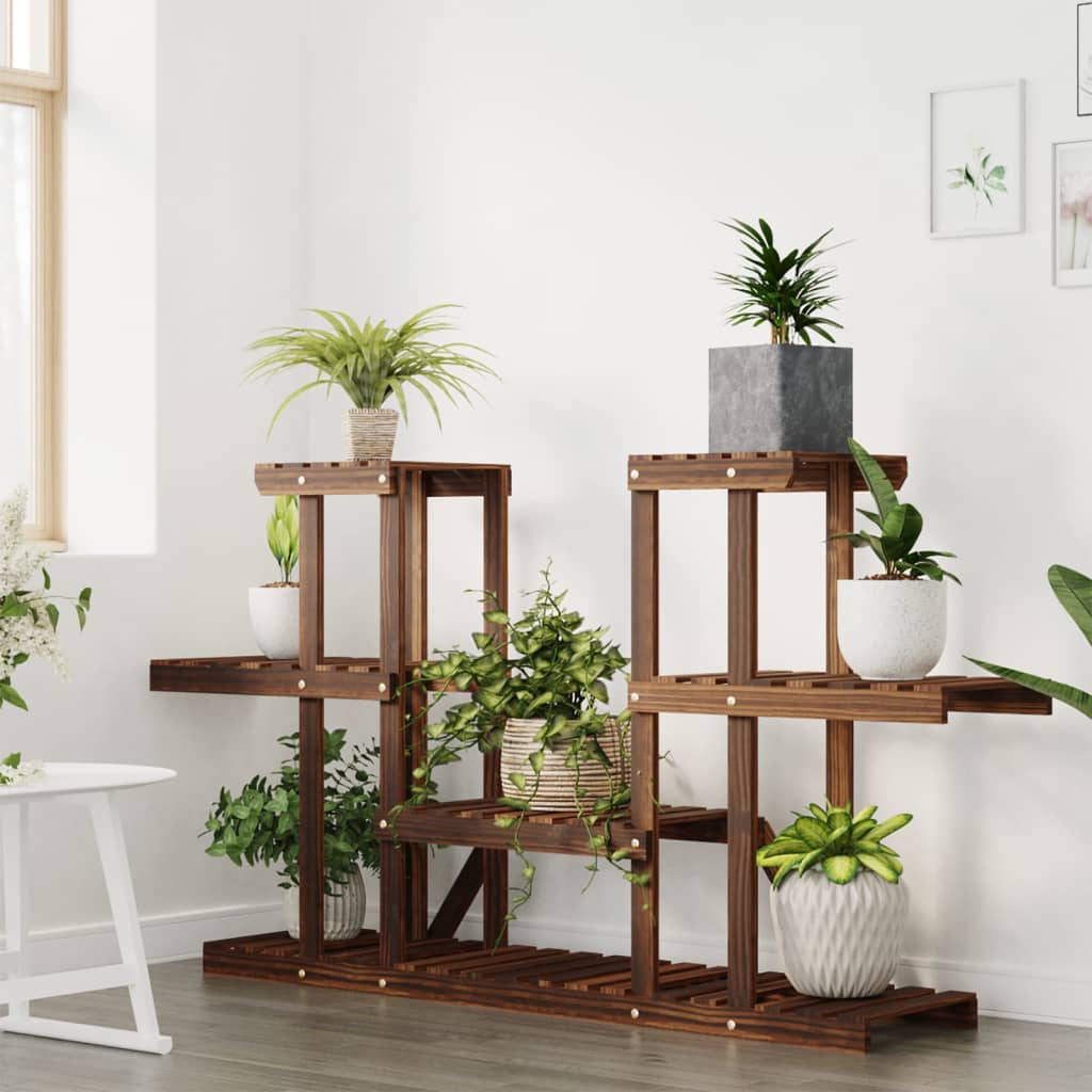 Portafiori 110x25x73 cm in Legno Massello di Abete - homemem39