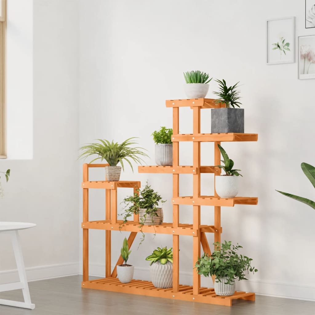 Portafiori 110x25x111 cm in Legno Massello di Abete - homemem39